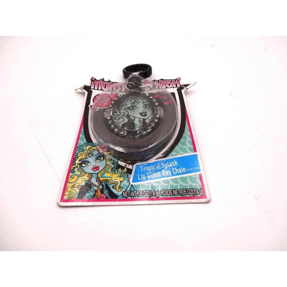 Monster High Lagoona Blue Tropical Splash Lip Gloss Key Chain Rare 2011 New